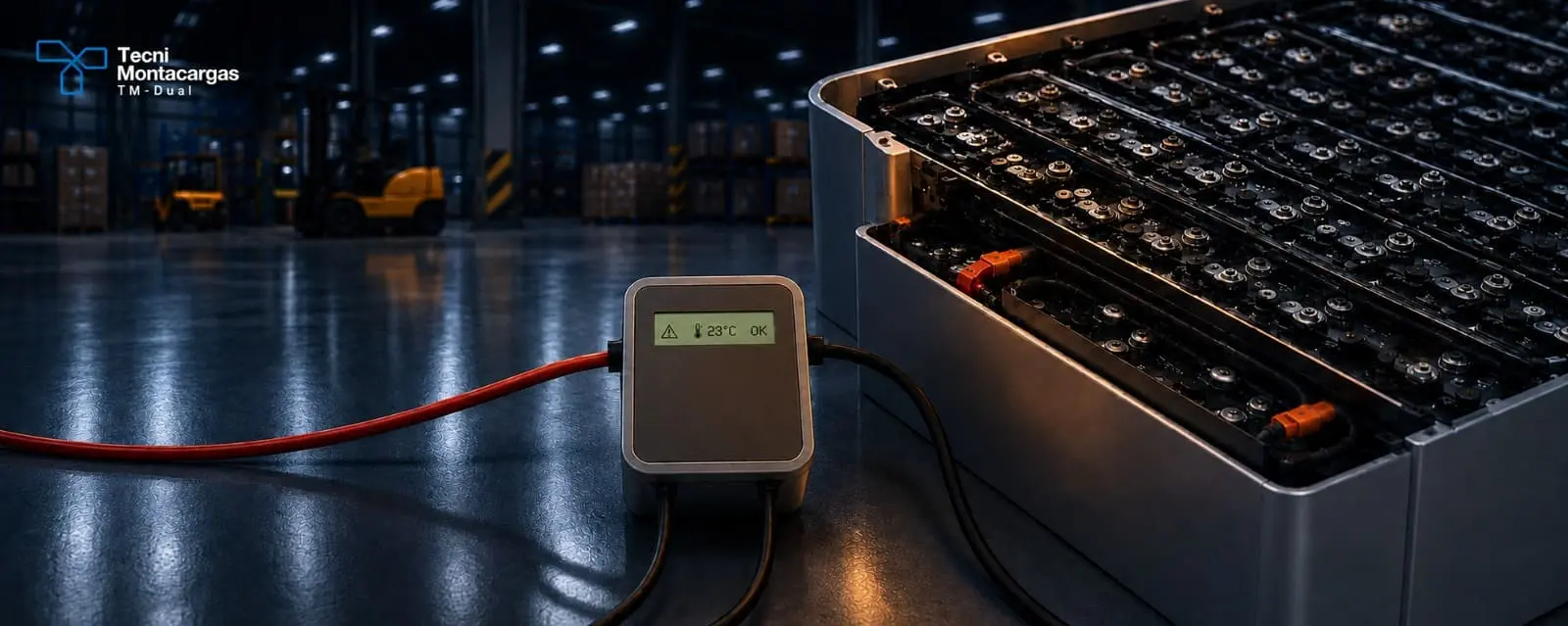 BMS para monitoreo de baterías de montacargas